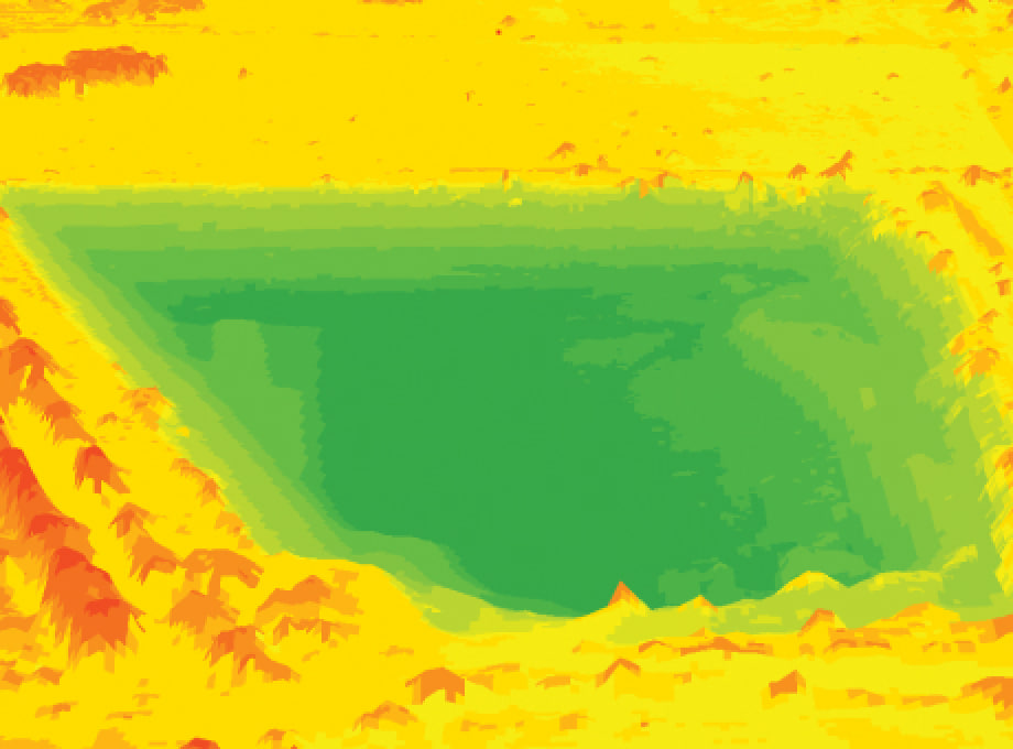 Digital terrain model image